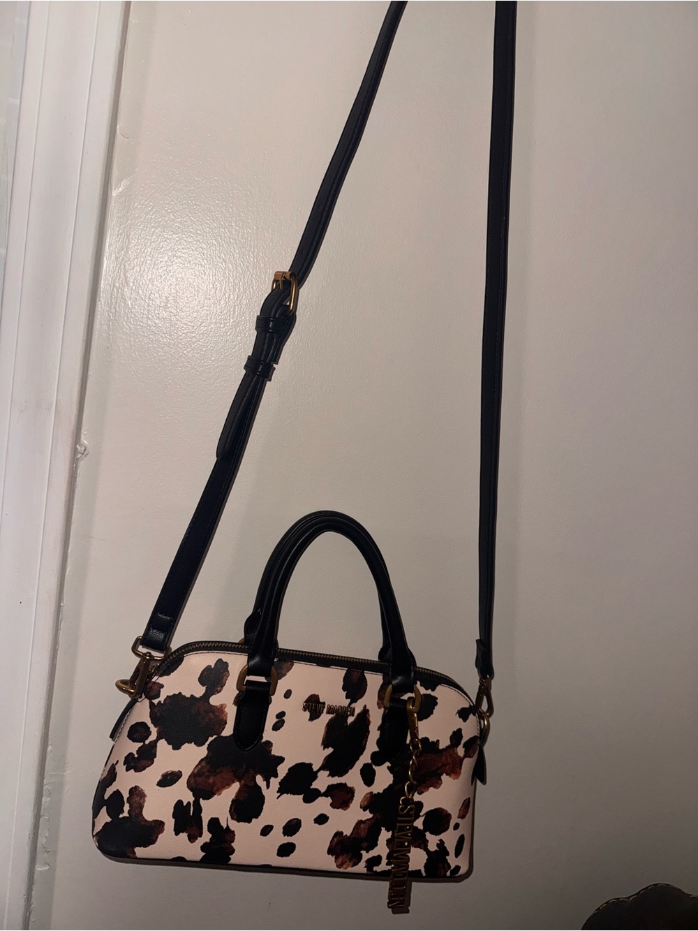 Steve Madden Cow Print Handbag